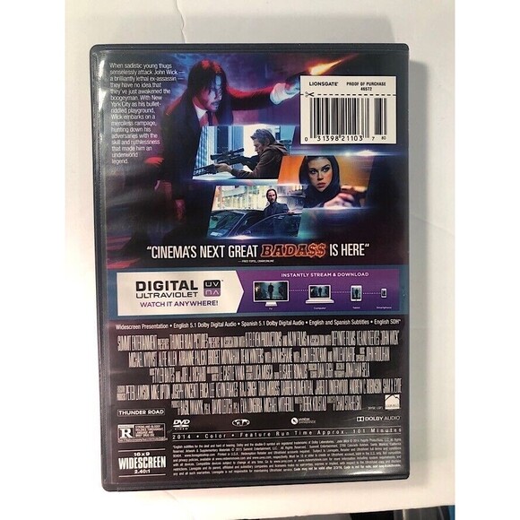 John Wick Chapter 2 4K Ultra HD,Blu-ray + Digital HD, -EX & Free JW-1 DVD - Picture 6 of 9